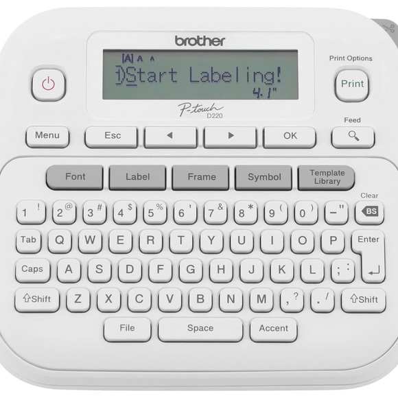 Brother Other - Brother P-touch Label Maker with White and Gray Design